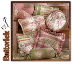 4413 8 SHAPED DECORATOR SQUARE,ROUND, ROLL PILLOW PATTERN